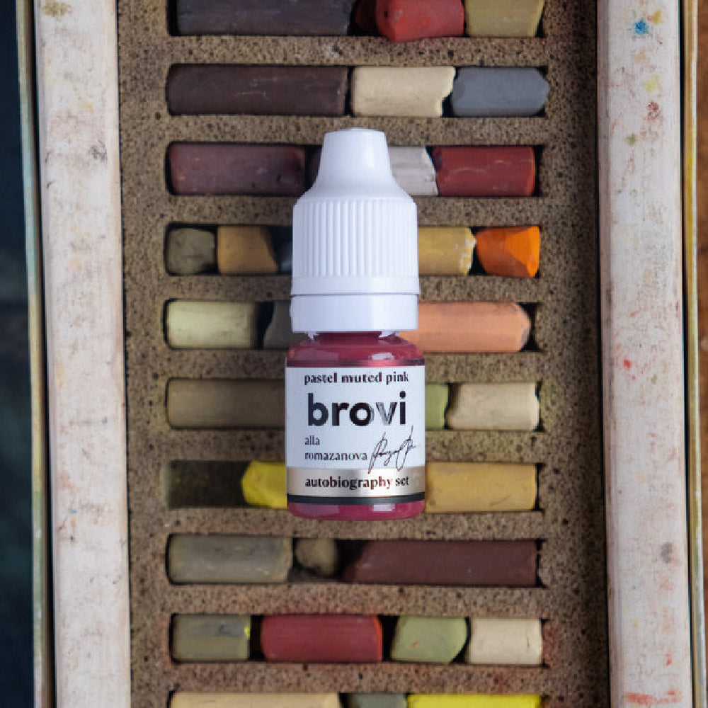 Pastel Muted Pink Brovi Lip Pigment 0.17 fl oz (5 ml)