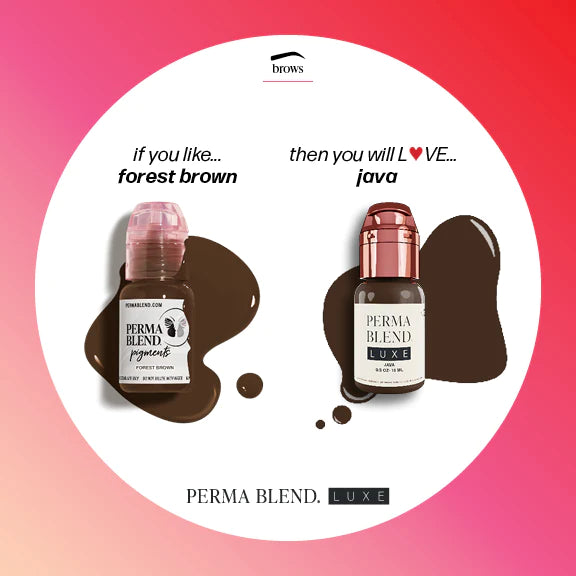 Java LUXE Perma Blend PMU Pigment for Brow PMU 0.5 oz (15 ml)