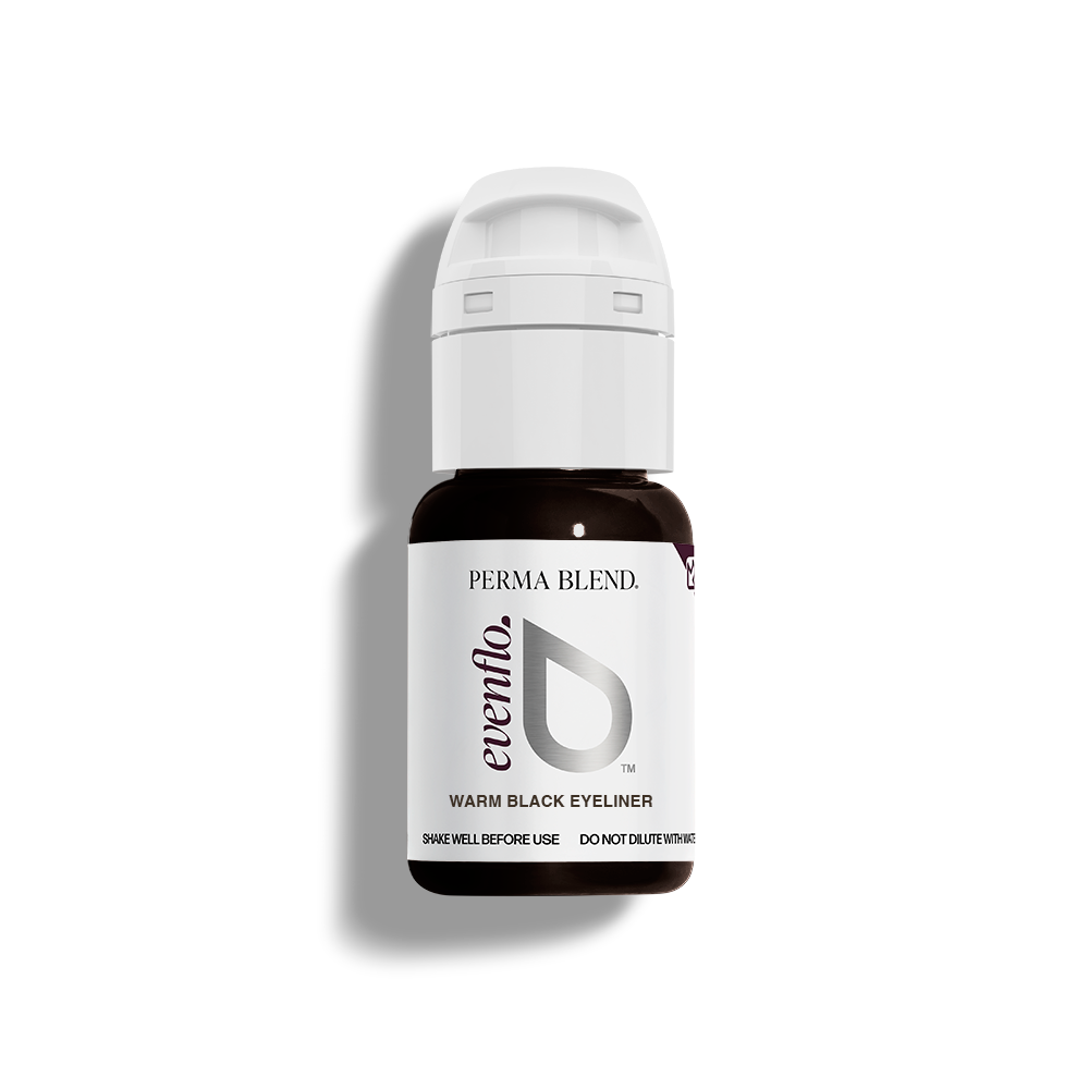 Perma Blend Evenflo Classic Warm Black pigment, 15 ml bottle