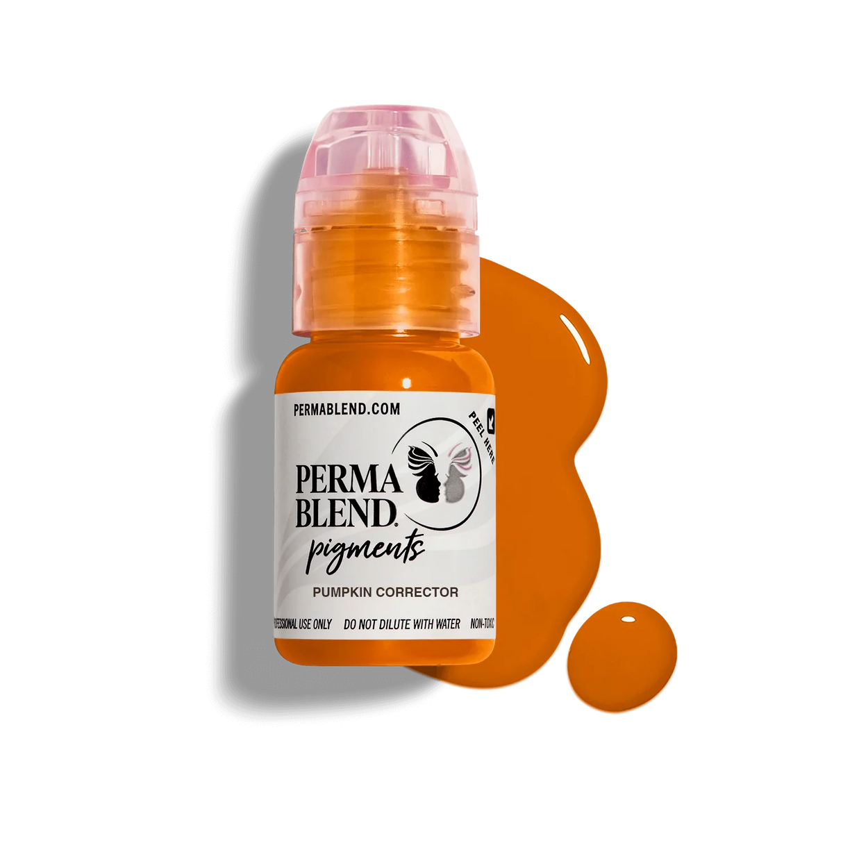 Perma Blend Pumpkin Corrector Pigment for correcting eyebrow permanent makeup
