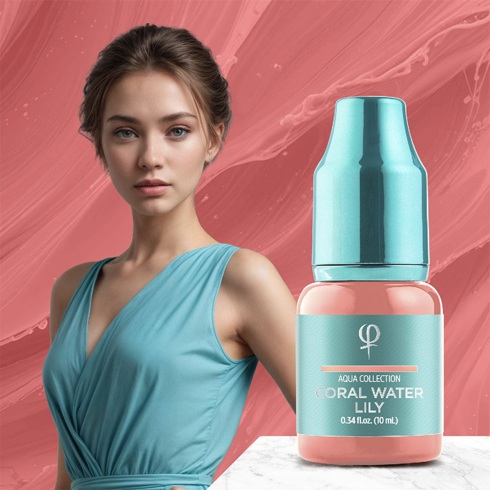 Phi Coral Water Lily PMU Pigment 0.34 fl oz (10ml)