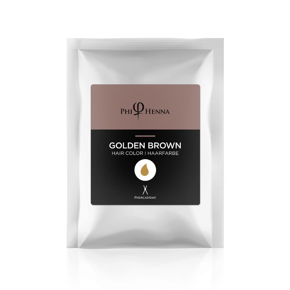 PhiHenna Golden Brown Brow Kit