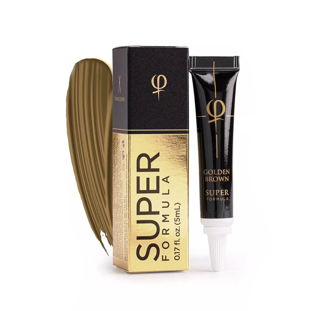 PhiBrows Golden Brown SUPER Microblading Pigment 0.17 fl oz (5 ml)