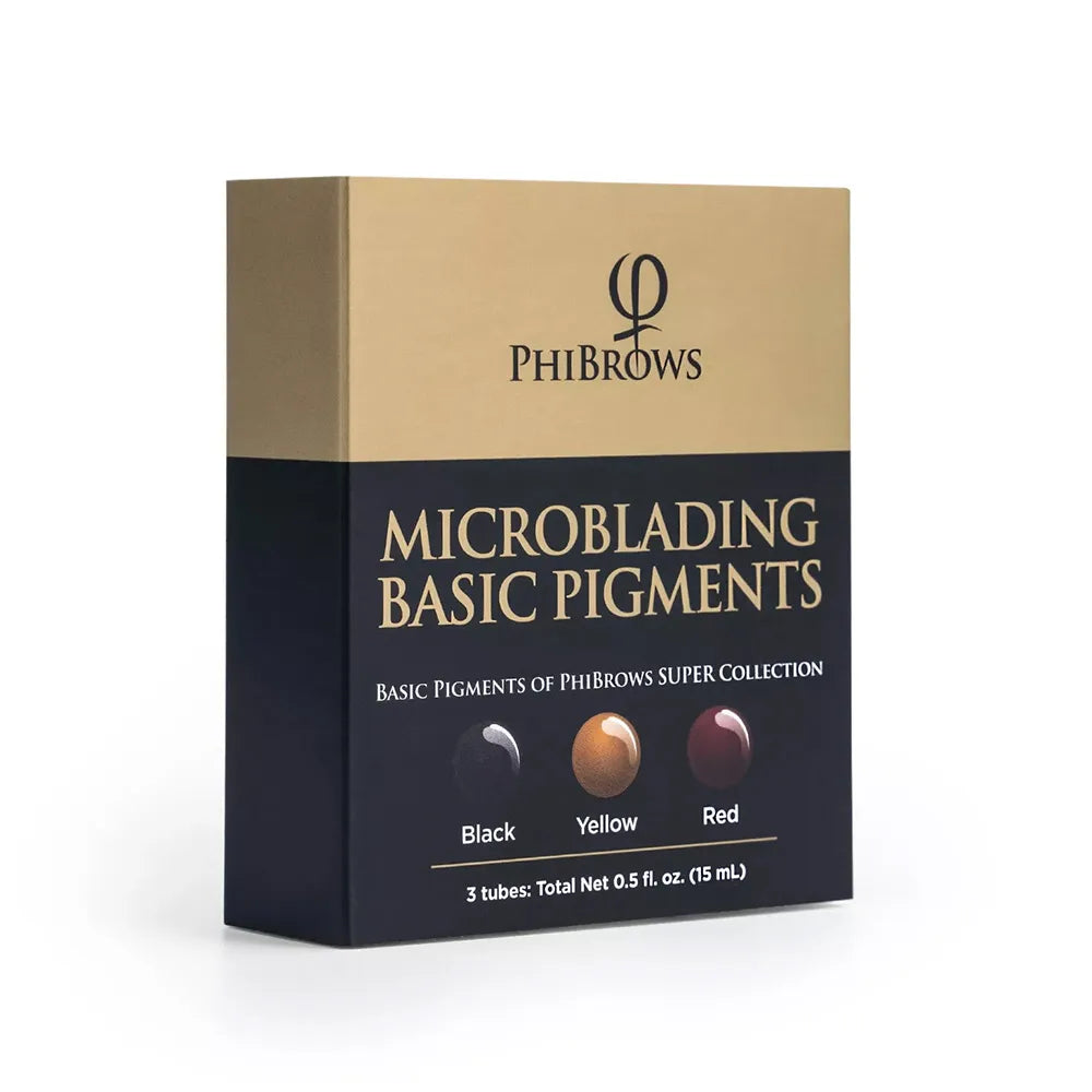 PhiBrows SUPER Basic Microblading Pigment Collection