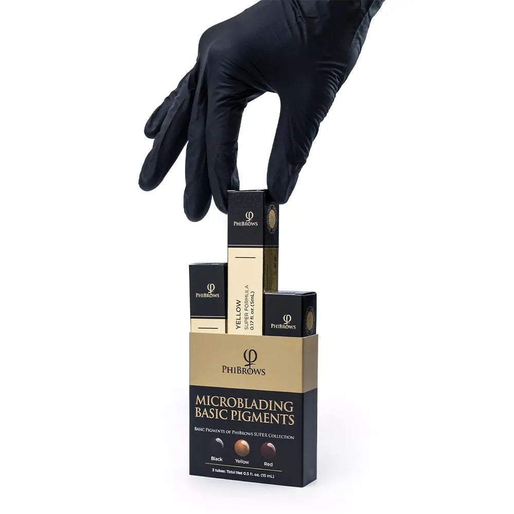 PhiBrows SUPER Basic Microblading Pigment Collection