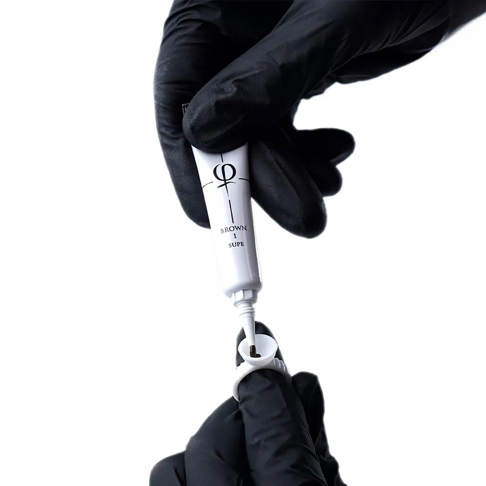 PhiBrows Microblading Set 6: SUPE Pigment Set + Nanoblade U24 0.15 50pcs