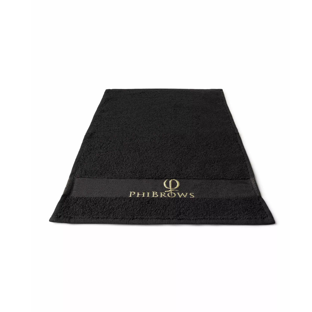 Black PhiBrows Towel