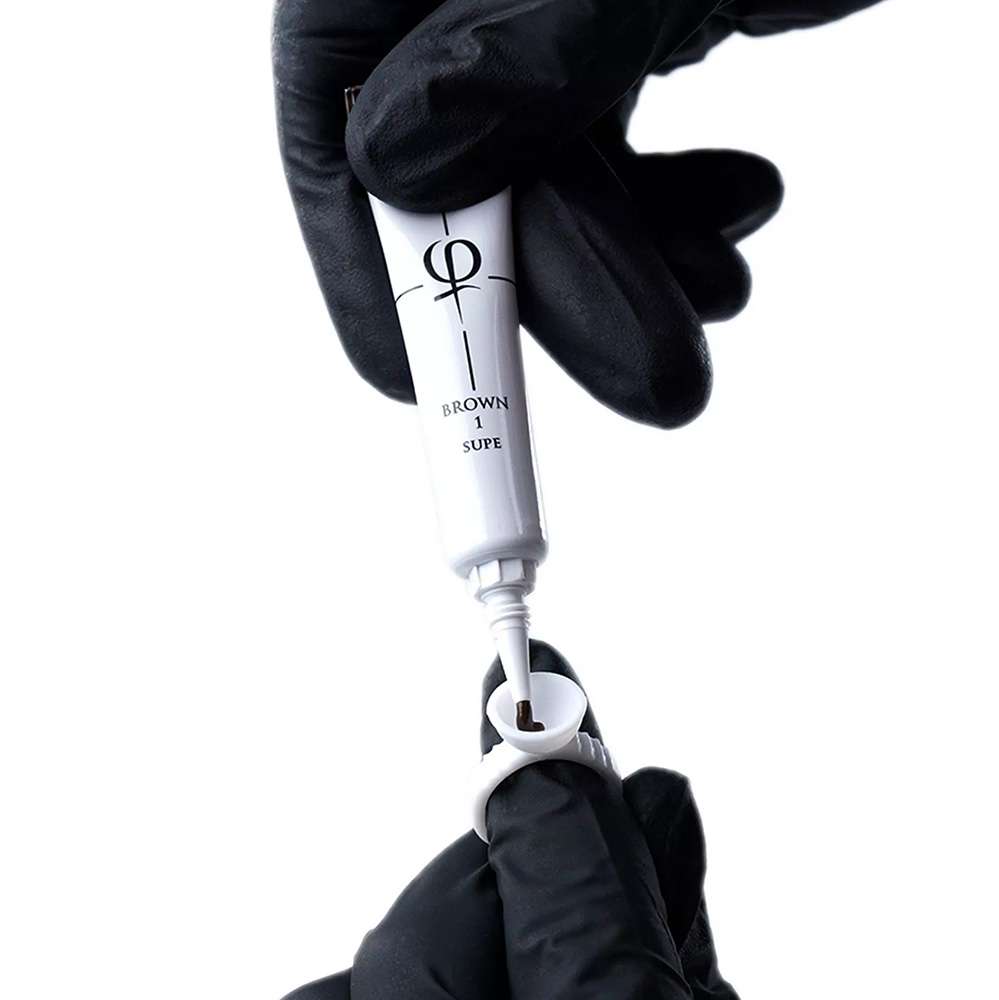 PhiBrows Microblading Set 2: SUPE Pigment Set + Disposable Tool U24 Nano Blade 20pcs