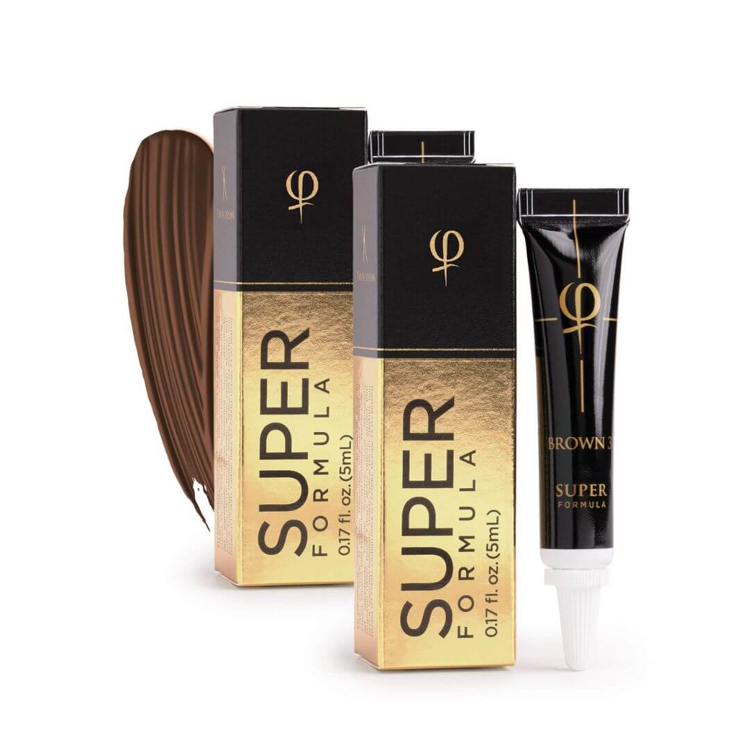 PhiBrows Brown 3 SUPER Microblading Pigment 0.34 fl oz (10 ml)