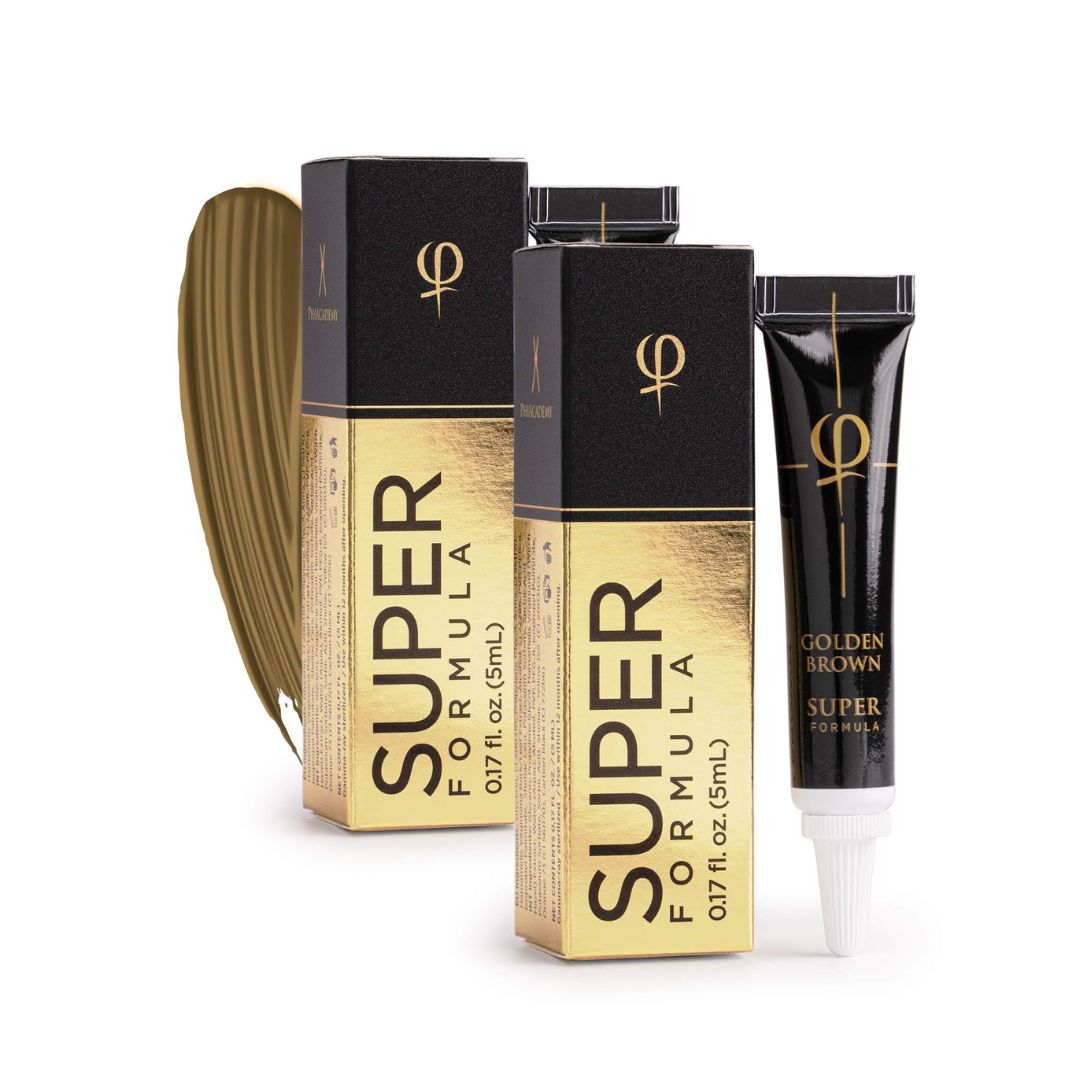 PhiBrows Golden Brown SUPER Microblading Pigment 0.34 fl oz (10 ml)