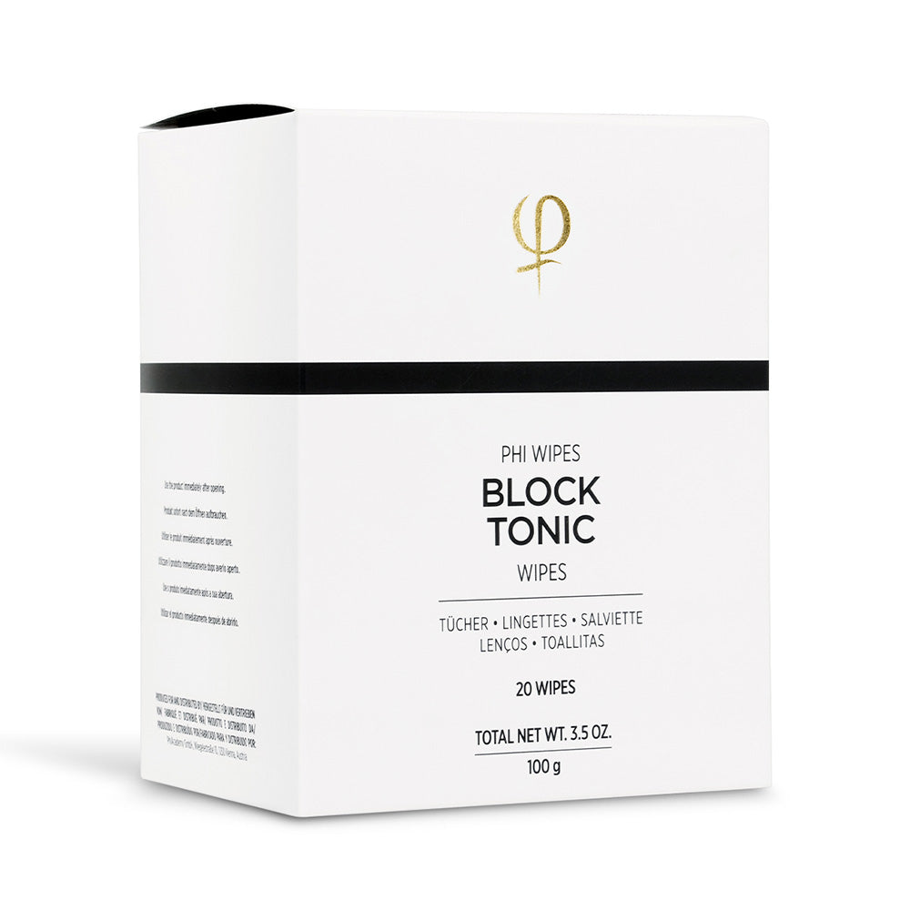 PhiWipes Block Tonic Serum Wipes (20 pcs/1 Pack)