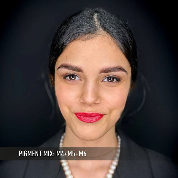 AS Pigments M6 Dark Brown Opium Light Mineral Eyebrow Pigment