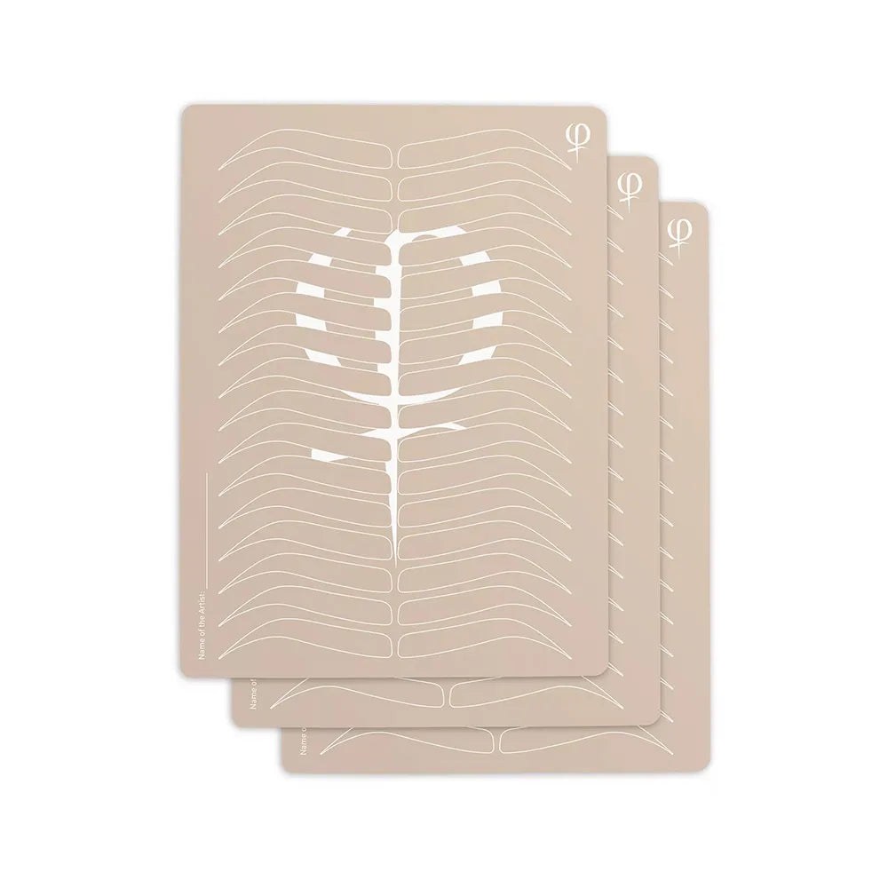 Phi Brow Outline Latex Practice Skin 3 Sheets