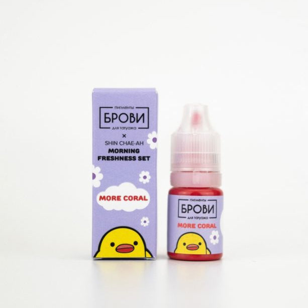 More Coral (Morning Freshness Korea Set) Brovi Lip Pigment