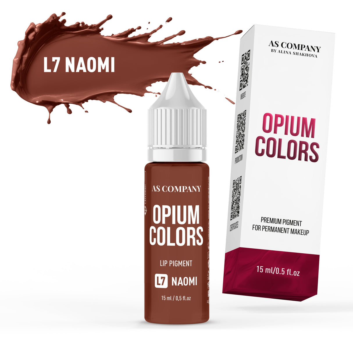 As Pigments L7 Naomi Opium Colors Organic Lip Pigment