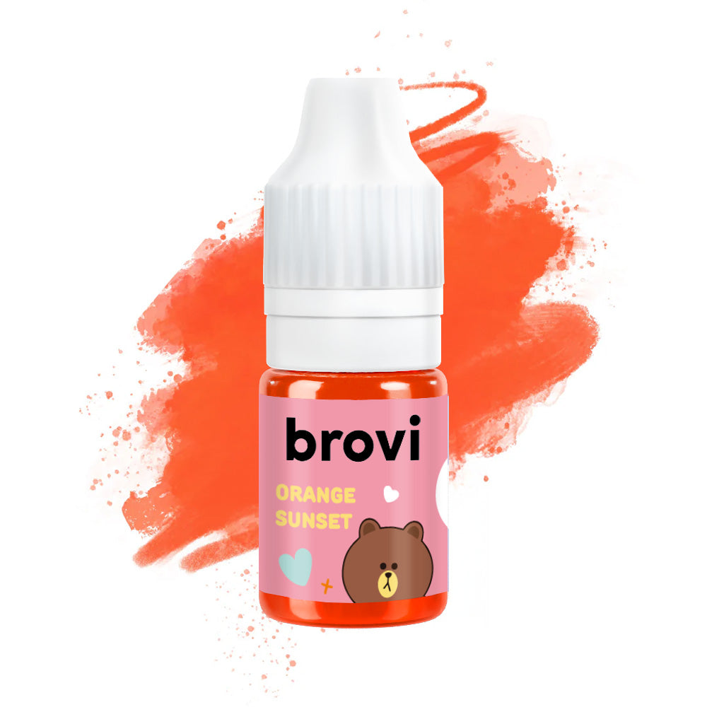 Orange Sunset (Morning Freshness Korea Set) Brovi Lip Pigment