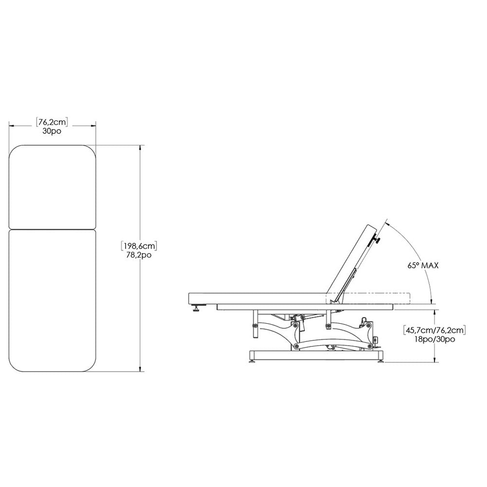 Silhouet-Tone Laguna Edge Treatment Chair/Bed