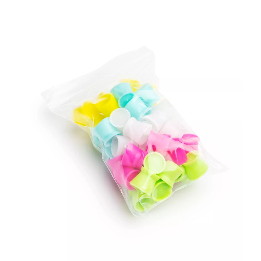 Colorful Silicone Ink Cups 50pcs