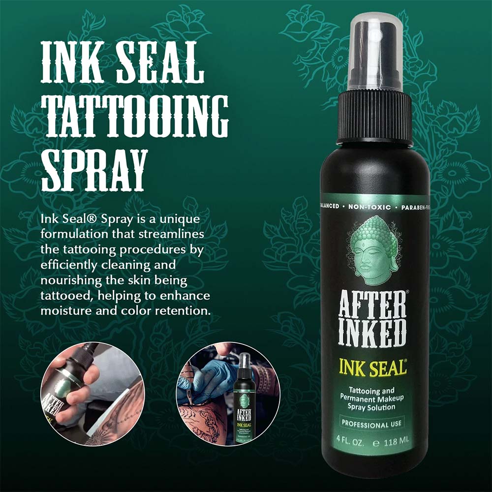 After Inked Ink Seal Tattooing Spray – 4oz (118ml)