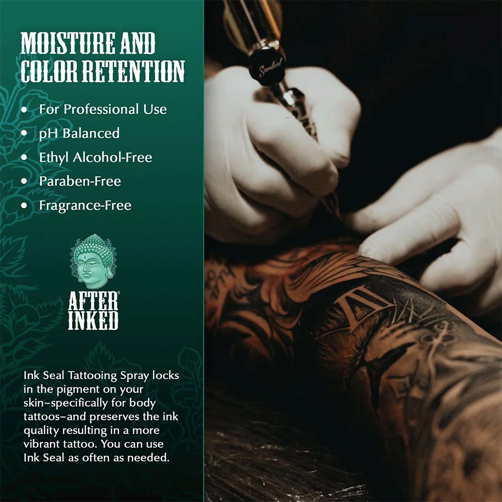 After Inked Ink Seal Tattooing Spray – 4oz (118ml)