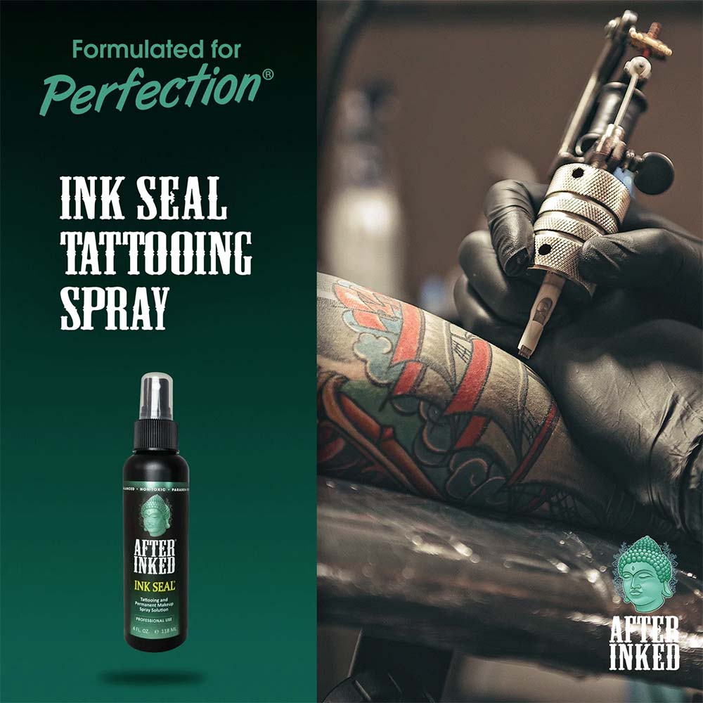 After Inked Ink Seal Tattooing Spray – 4oz (118ml)