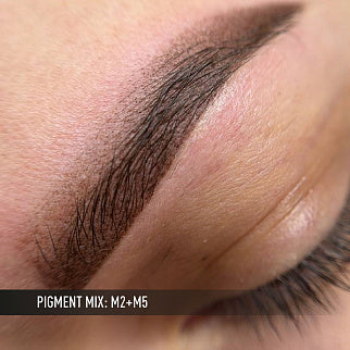 AS Pigments M5 Black Brown Opium Light Mineral Eyebrow Pigment