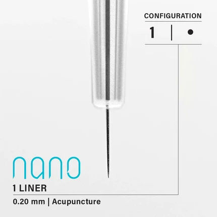 Vertix Nano Liner - Acupuncture Taper - 1 needle, 0.20 mm - CART-650-(C1)