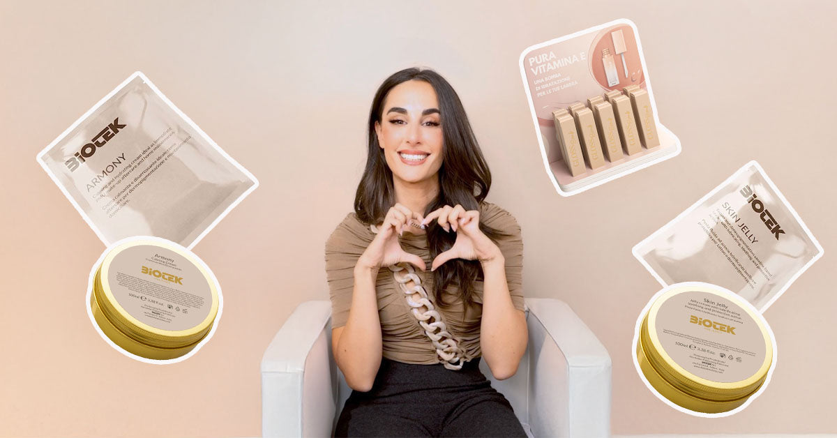 Let’s find out exactly how Francesca uses Armony, Skin Jelly and Gloss Bomb - Biotek Aftercare products