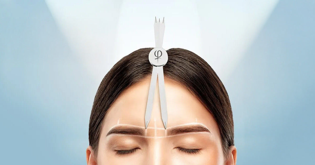 Eyebrows and lips mapping using PhiBrows BB Compass