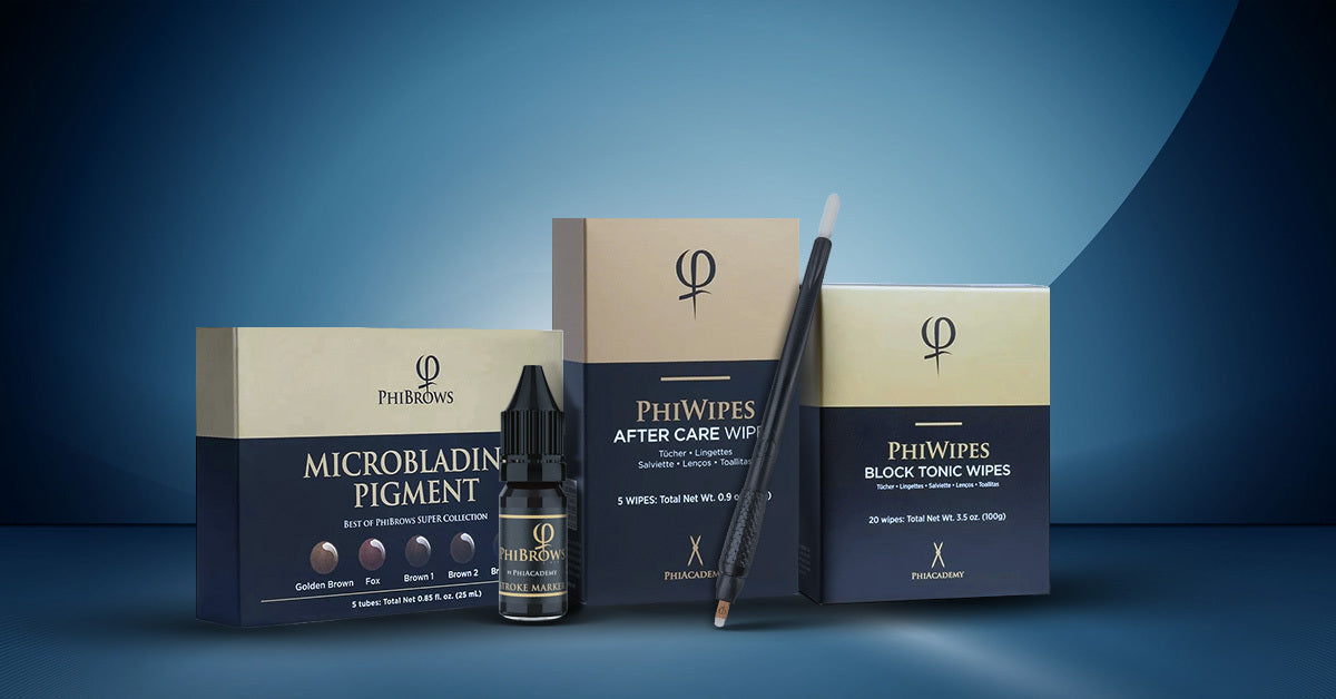 Top 5 PhiBrows products for microblading
