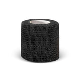 PMU Professional Grip Wrap – 2" x 5 Yards Self-Adhesive Bandage – Black