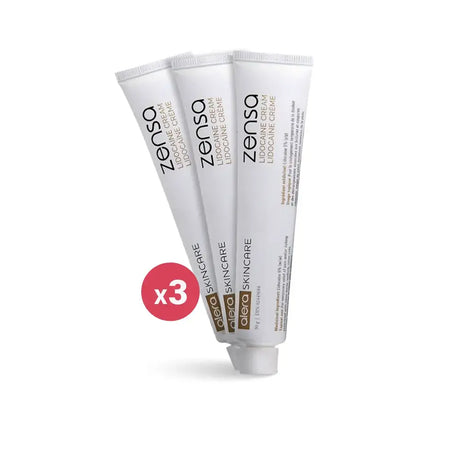 3 tubes zensa numbing cream