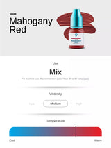 Phi Mahogany Red PMU Mix Shader Pigment 0.34 fl oz (10ml)