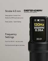Defenderr Bezel Wireless PMU Machine - 4.0 mm Stroke