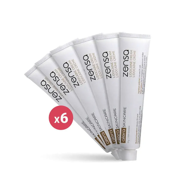 6 tubes zensa numbing cream