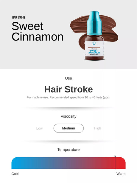 Phi Sweet Cinnamon PMU Hair Stroke Pigment 0.34 fl oz (10ml)