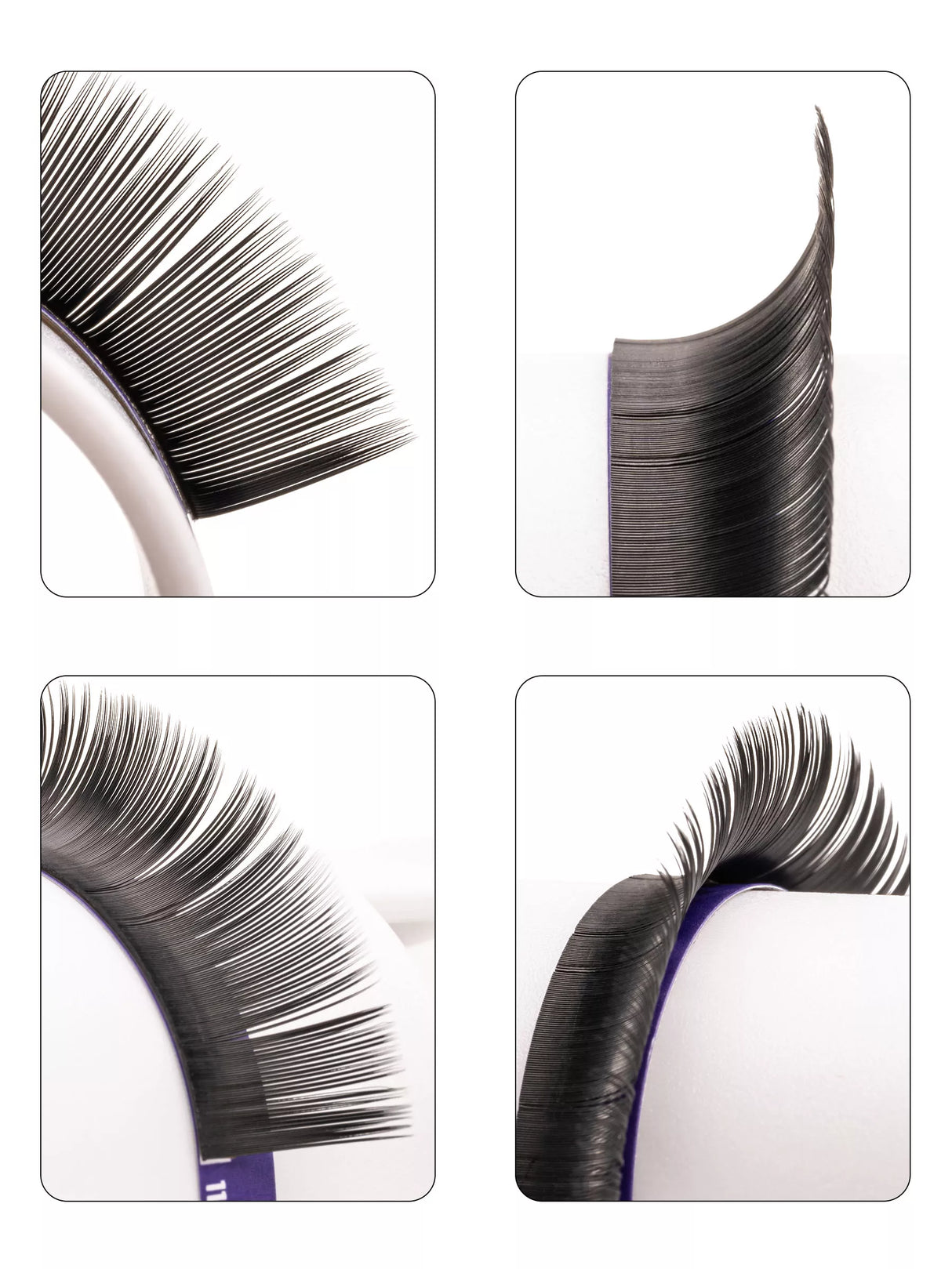 PhiLashes Flat Black Lash Extensions Mix C-0.2/8-14 mm