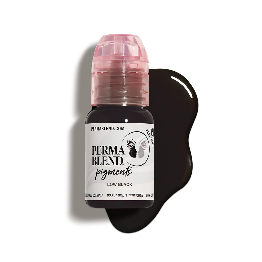 Perma Blend Low Black Pigment is an areola pigment used for areola and nipple tattoo