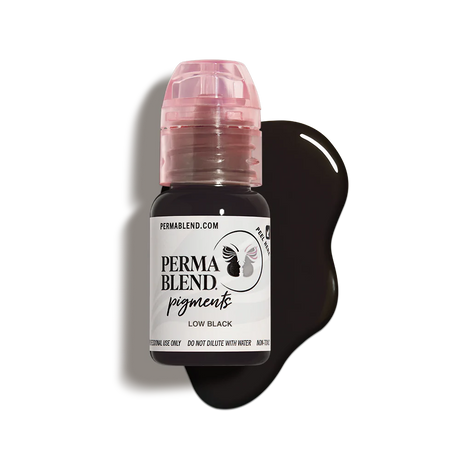 Perma Blend Low Black Pigment is an areola pigment used for areola and nipple tattoo