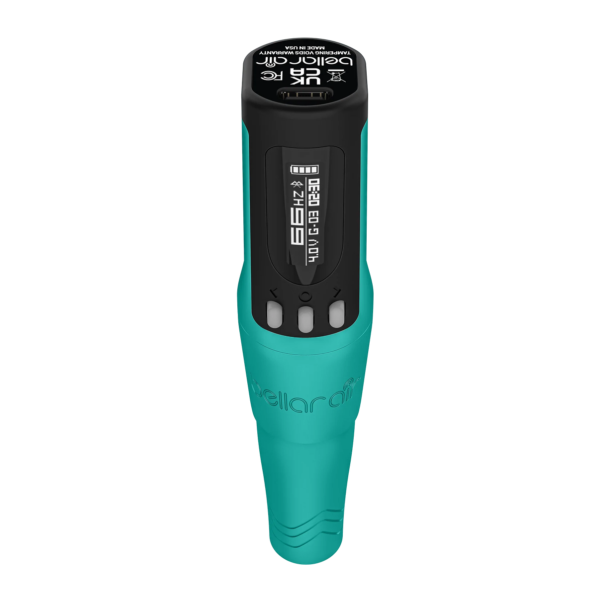 Bellar Air Blue 3.0 mm Stroke Wireless PMU Machine (2 Batteries Included) by Microbeau