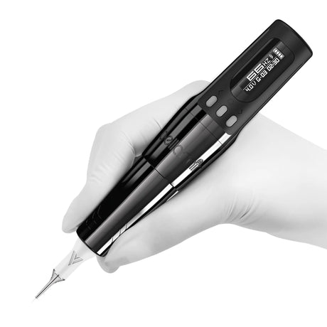 Bellar Air Stealth Black 2.1 mm Stroke Wireless PMU Machine (2 Batteries Included) by Microbeau