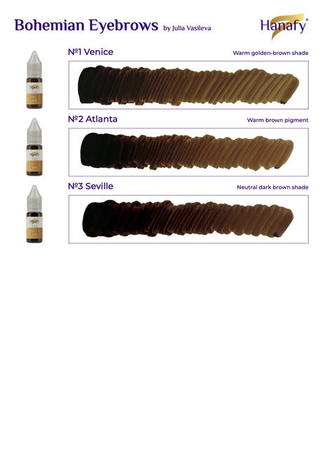 Hanafy Bohemian Brows Pigment Set