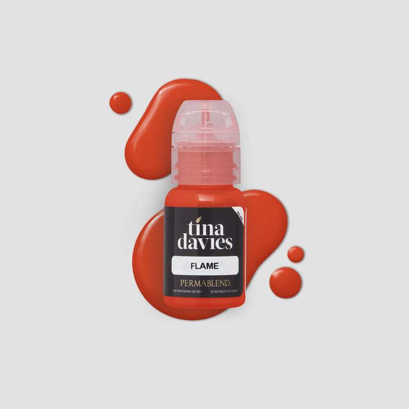 Flame Tina Davies Pigment for Lip Blush 0.5 oz (15 ml)