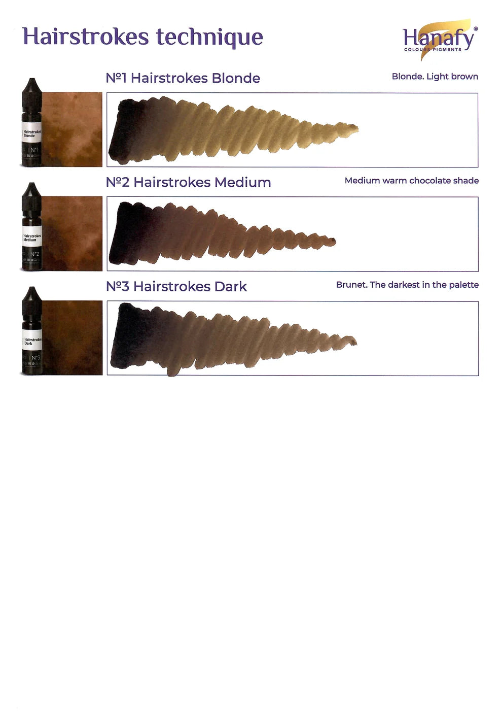 Hanafy Hairstrokes Pigment Set