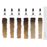 Etalon Mix hybrid brow pigment collection swatches
