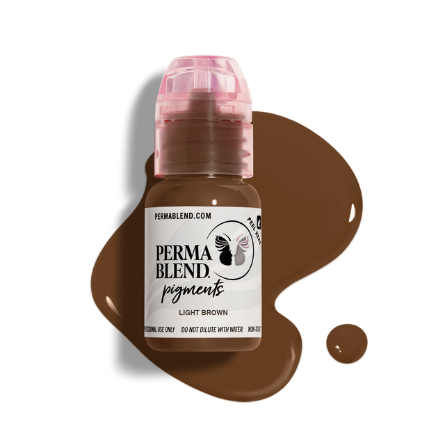 Light Brown Perma Blend Pigment for Brow PMU 0.5 oz (15 ml)