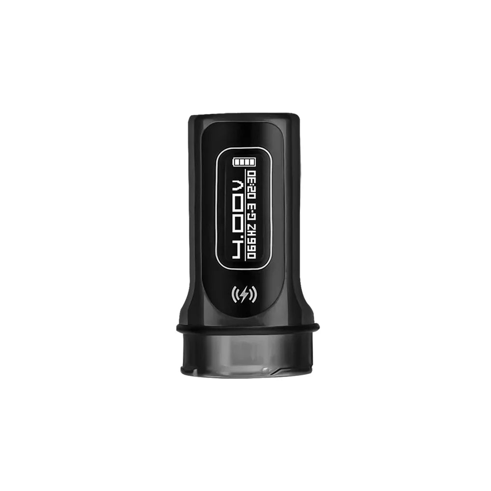 Flux S Max Stealth Black 3.2mm Stroke PMU Machine (Extra PowerBolt II) by Microbeau