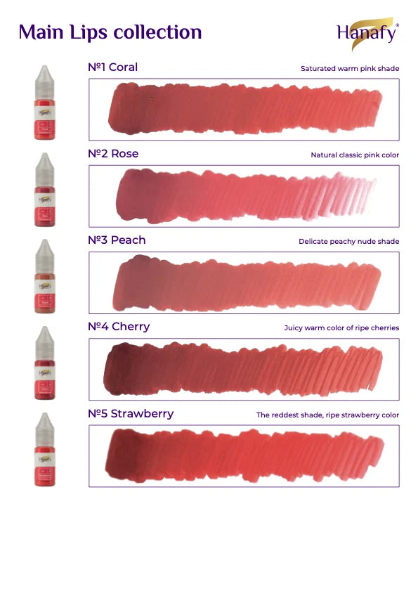 Hanafy Lips Pigment Set