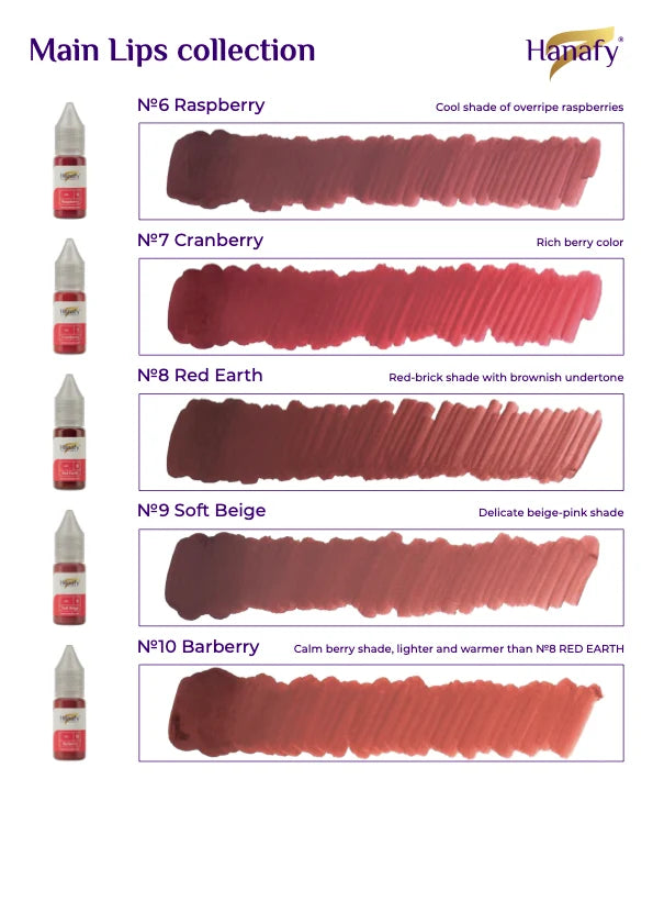 Hanafy Lips Pigment Set