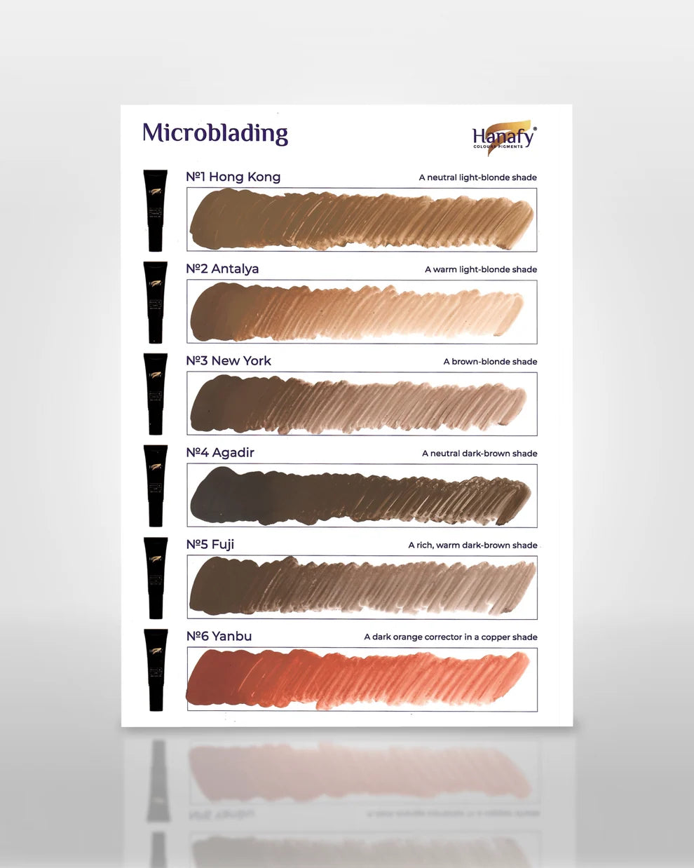 Hanafy Microblading Pigment Set